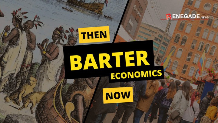 Rich results on Google SERP when searching for Barter Economics Then And Now